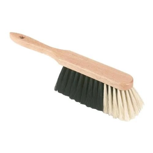 Balayette poignée bois crin de cheval Kerbl - beige/noir - TU