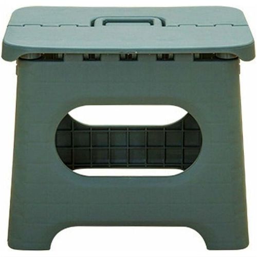 Vert Pliant Tabouret Pour Enfants, Pliante Portative De Conception Faite De Polypropylène Solide Pour Les Voyages, Les Tout-Petits, Les Enfants Et Les Adultes