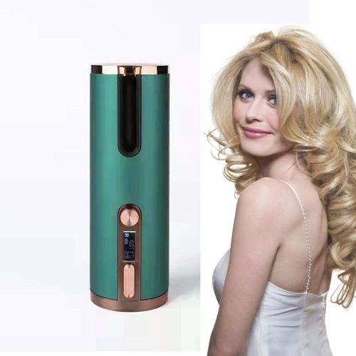 Sans Fil Automatique Du Fer À Friser, Ion Négatif Bigoudis, Automatique, Réglage De La Température, Rechargeable Par Usb, Écran Lcd