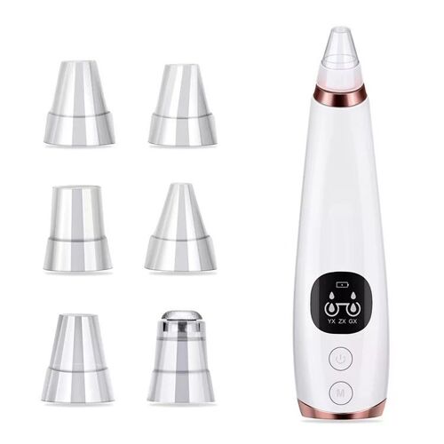 Aspirateur Point Noirs Avec 3 Niveaux D'aspiration Réglables Nettoyant De Pores Vacuum Rechargeable Usb Pour Pimples, Graisse, Boutons