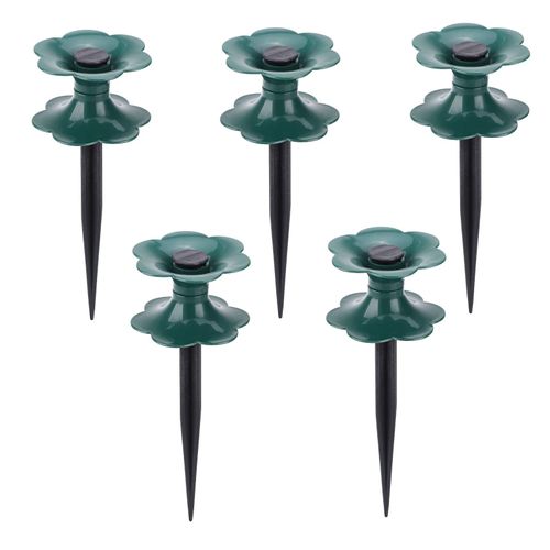 Tuyau d'arrosage Guide de Pointe, en Forme de Fleur Tuyau de Jardin de la Poulie à Gazon, Tuyau d'Eau Guide de Jeu, le Guide de Tuyau de Roue 25X9cm
