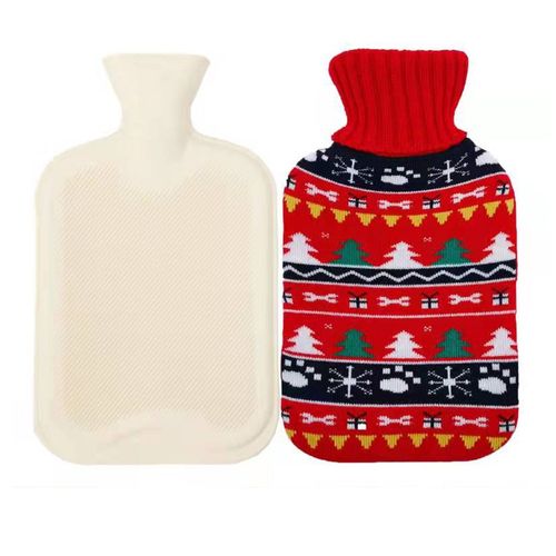 ¿A) Bouillotte Avec Housse - 1,8 L - Bouillotte Avec Housse En Peluche Douce Pour Plus De Chaleur Et De Confort - Bouillotte Amovible Et Lavable - Avec Housse Polaire Pour Enfants Et Adultes