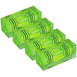 Ensemble de 4 Mini Trois Ligne de Haute Précision Niveaux d'Esprit - 40 x 15 x 15 mm - Vert