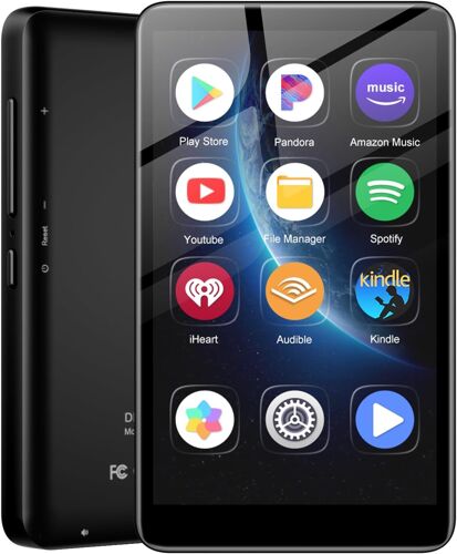 acdsgd-160Go Lecteur MP3 avec Spotify,Lecteur MP4 avec Bluetooth et Wi-FI,4.02 Zoll Touchscreen Lecteur MP4 en Streaming Android13 avec Audible,Son Hi-FI Portable,Radio FM,Deezer,Stockage Extensible de 1TB