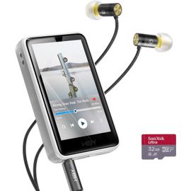 CHECARZHN--NO1-R1 Lecteur Mp3 Hifi Avec Bluetooth 5.1 Hi-Res Audio Certifié Dsd 256 Native Tidal Qobuz Player Mseb Tuning Écran Tactile 7,6 Cm Mémoire Étendue 2 To