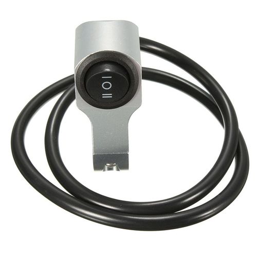 Accessoires Moto Poignée Modifié Phare Commutateur De Sélecteur De Vitesse De Près Et De Loin De La Lumière Led De Projecteur De La Puissance De La Poignée Du Siège De L'interrupteur D'argent