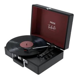 MIXX - Tribute Stereo Vinyl Record Player Black