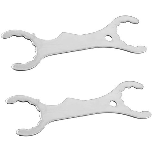 2PCS Robinet Clé à molette, Maison de Brassage Clé Premium en Acier Inoxydable Multi-Fonction Outil Clé à molette de la Bière Robinet Clé de la Tour de Coupleur Multi-Usage Robinet