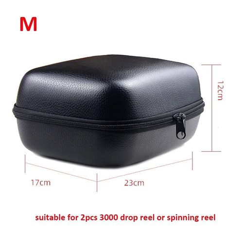 Sac De Pêche Filature Moulinet Housse En Cuir Moulinet De Pêche Sac Antichoc Étanche Matériel De Pêche Mallette De Rangement-M