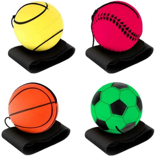 Lot De 4 Balles Rebondissantes Pour Poignet, Balle De Bande De Poignet, Balle De Saut De Cheville, Entraînement De Poignet