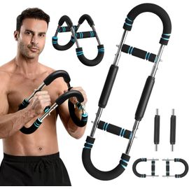 Checarzhn--No1-Twister Armtrainer, Appareil D'entraînement Réglable De La Poitrine Et Des Bras (30-50kg), Barre De Torsion De Puissance Portable, Twister Bras Formateur, Appareil De Musculation Avec