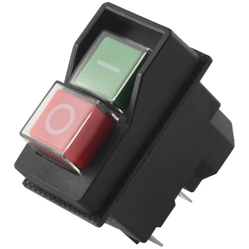 Interrupteur à bouton-poussoir électromagnétique étanche 5 broches Kjd17 220-240v bobine démarreur magnétique Puissance aussi