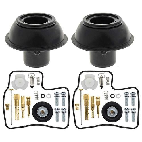 Carburateur-2 Jeux X Piston De Diaphragme De Moto-Noir