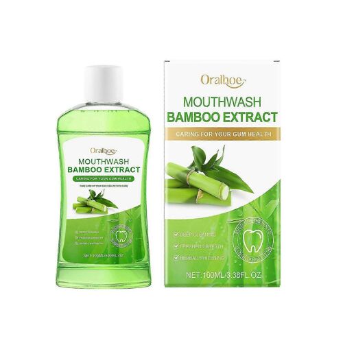 Bambou Fresh Breath Bain De Bouche Nettoyage Des Dents Soins Pour Éliminer Les Odeurs Réparer Les Gencives Fresh Breath