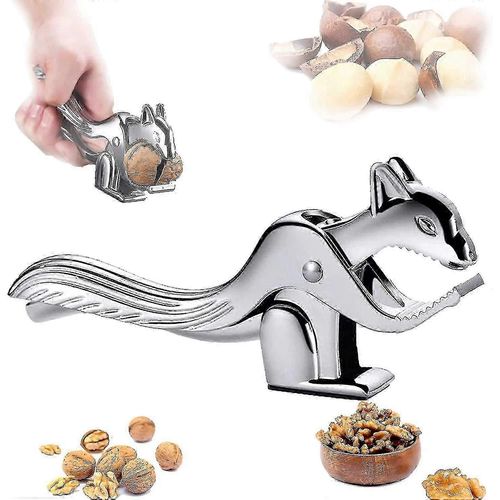 Casse-Noix Écureuil,Casse-Noisette Acier,Noix Casse-Noisette,Écrous À Ouverture Sans Effort,Longueur : 17,5 Cm,Casse-Noix Conçu,Casse-Noix En Fonte En