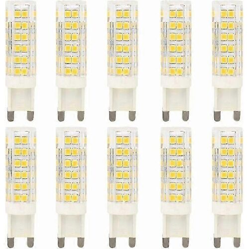 10x Ampoule Led G9 Ampoule 7w Lampe 76 Smd 2835leds Haute Luminosité 700lm Ampoule Led Blanc Chaud 3000k Remplace Les Ampoules Halogènes 70w Ac220-240v [Classe Énergétique A+]