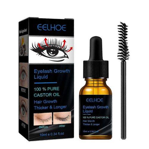 Huile De Ricin Organic Grows Sérum Pour Cils Hexane Free Brow Treatment Mascara Tube 