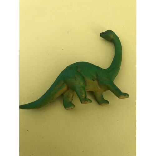 Figurine Dinosaure Brontosaure - Plastique Souple 7x5 Cm