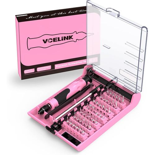 45-en-1 kit de mini-tournevis magnétique, comprenant 42 têtes,adapté pour les jouets et les modèles, les téléphones portables, les tablettes, les consoles de jeux, la réparation de lunettes