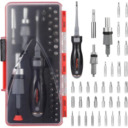 XIXA-Tournevis Magnétiques 40 En 1,Tournevis De Précision Multifonction Avec 35 Embouts Pour La Réparation De Smartphones,Consoles,Ordinateurs,Portables,Montres