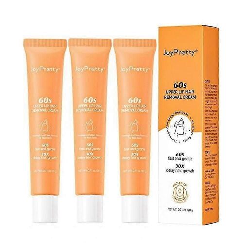 1-3x Crème Dépilatoire Pour Le Visage,Épilation De La Lèvre Supérieure,Crème Dépilatoire Extra Douce,Indolore Et Rapide Pour Les Poils Du Visage Et De La Lèvre Supérieure