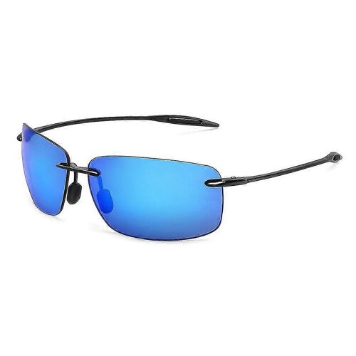 La matrice classique polarisé sports sans monture lunettes de soleil hommes conduite rectangle ultraléger cadre soleil gl