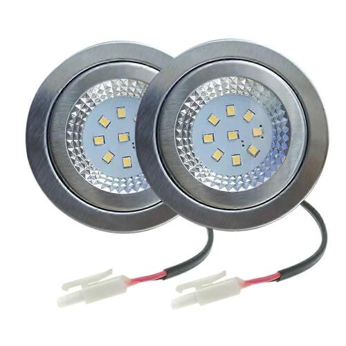 Hotte De Cuisine 2 Pièces Ampoule Led 15w 220-240v Pour 55mm 60mm Trou Cuisine Sous Armoire Placard Éclairage 15w Ampoule Halogène Équivalent