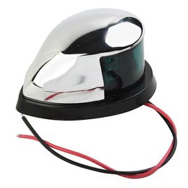 Bow Led Navigation Sailing Light Marine Abs Facile À Installer Bow 12v Led Light Navigation Boat Plastic Red+Green W/Chrome Housing
