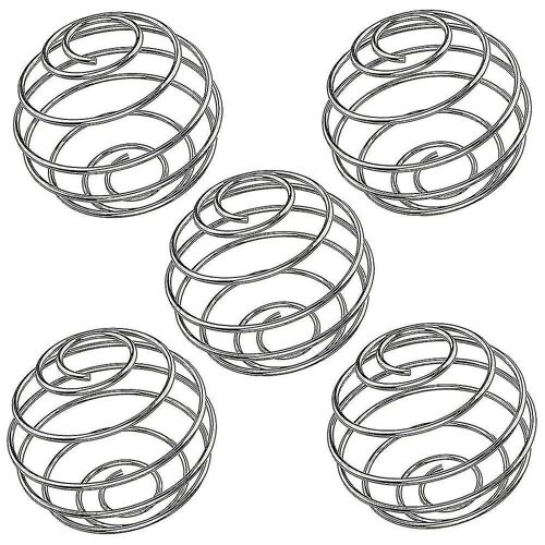 5pcs 304 Boule shaker en acier inoxydable, fouet boule, Milkshake Protein Ball Bouteille Tasse Mélange Shaker Bouteille