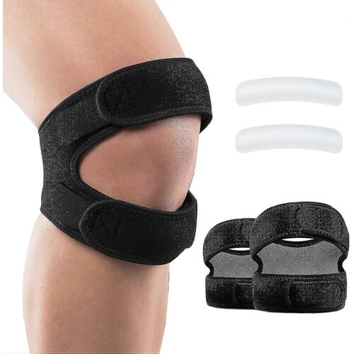 Sangle De Soutien Du Tendon Rotulien 2 Pack, Soulagement De La Douleur Au Genou Et Sangle Du Tendon Rotulien Pour Hommes Et Femmes