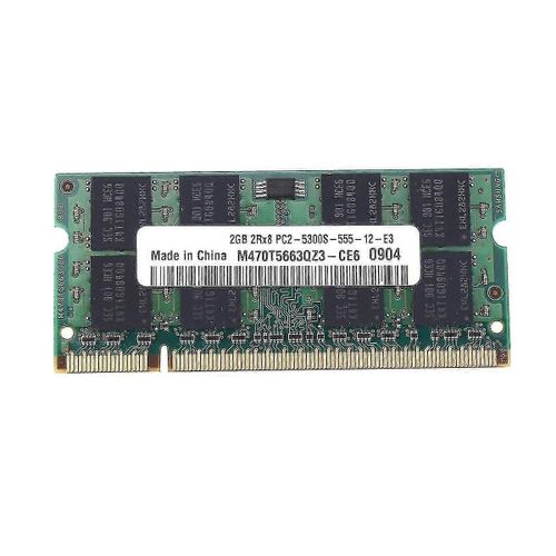Mémoire Ddr2 2GB Ram Pc2 5300 Ordinateur portable Ram Memoria Sodimm Ram 667mhz Mémoire 200pin Ram Memory
