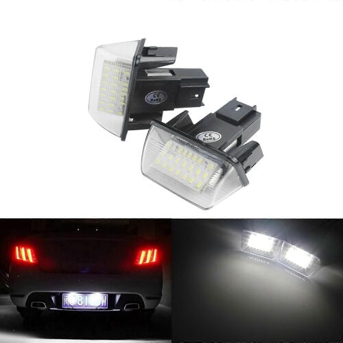 Angrong Canbus Led Plaques D'immatriculation Ampoules Pour Peugeot 206 207 307 308 406 407 Citron C3 C4 C5 Berlingo Saxo Xsara