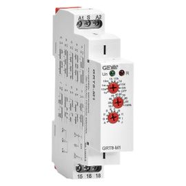GEYA GRT8-M1 Relais de temporisation 16A AC / DC12V-240V Relais de minuterie automatique multifonction sur rail DIN
