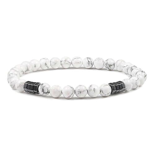 6mm Luxe Mince Hommes Bracelet Hématite Oeils De Tigre Lave Pierre Naturelle Perles Homme Bracelets & Bracelets Énergie Yoga Bijoux Pulseira