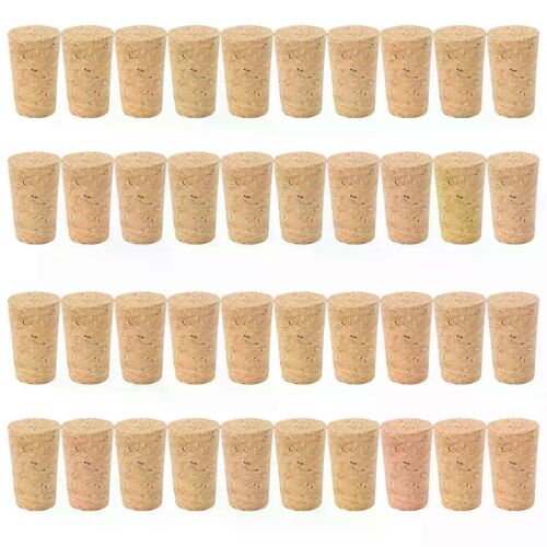 40pcs Bouchons En Bois Naturel Bouchon De Bouteille En Bois Bouchon Cône Type Bouteille De Vin Bouchons Bouchon Bouchon De Bouteille De Bière Bouchons