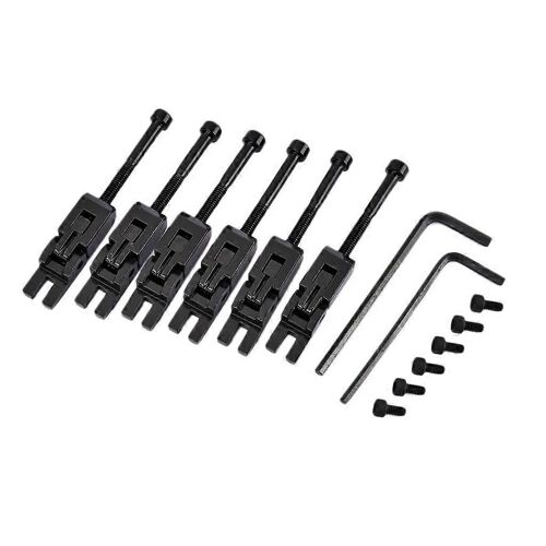 6pcs Guitare En Métal Verrouillé Cordes Selles Pour Pont De Trémolo Floyd Rose