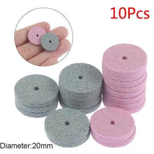 10pcs 20mm Mini Perceuse Meule / Meule de polissage Tampon de polissage Accessoires Disque abrasif pour meuleuse d'établi Outil rotatif