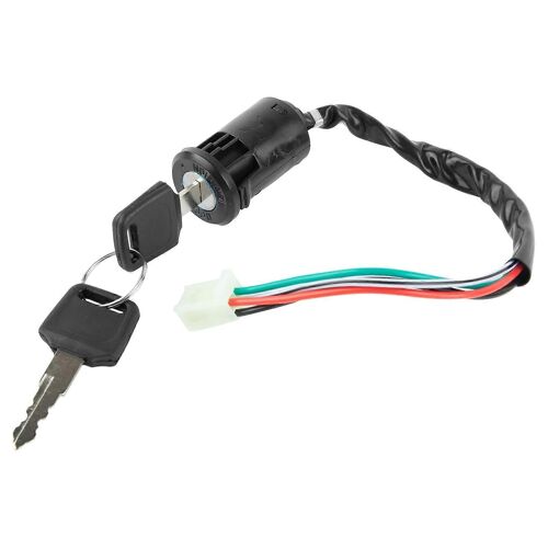 Interrupteur De Clé De Contact Moto Universelle 2 Clés 4 Fils Interrupteur D'allumage Clé De Serrure De Porte Électrique Pour Atv Quad Dirt Bike