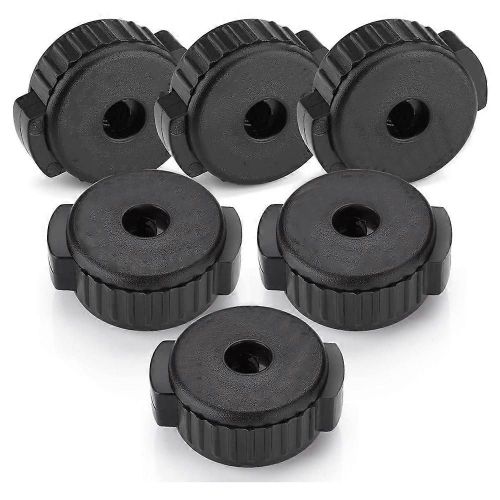 6 Écrous De Cymbale En Plastique Écrou De Cymbale Pour Kit De Batterie De Percussion Pièces De Rechange Pour Percussion