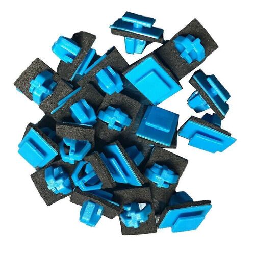 30pcs Voiture Plastique Moulure Latérale Et Clip De Garniture De Porte Fit Pour Hyundai Santa Fe Pour Kia Sportage 877561f000 87756-1f000 Accessoires