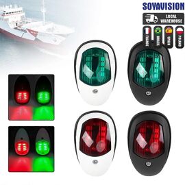 Lot 8 Feux De Position LED 12/24V Mini - Blancs Et Rouges Étanchés Pour Remorques Camions Caravanes