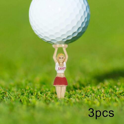 3pcs Golf Tees Golf Step Down Tees Fournitures D'entraînement Pour Adultes Durable Balle Golf Golf Club Tees Femmes Corps Golf Step Down Tees