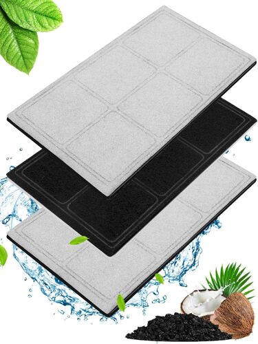Kalanka-Lot De 3 Filtres De Rechange Drinkwel Pour Fontaine À Eau Et Chat Avec Charbon Actif