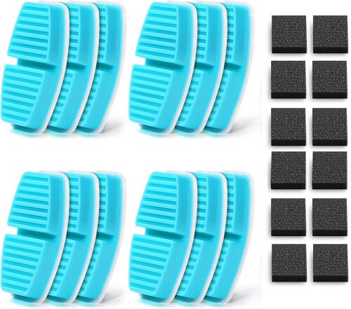 12 Filtres + 12 Mousse Filtres - Fontaine A Eau Chat Sans Fil Filtre - Filtration Multiple - Filtre Les Impuretés - Purifie La Qualité De L`Eau - Adapté À Fontaine À Eau Pour Chat