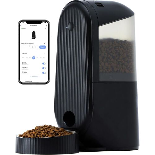 Distributeur Croquettes Chat Automatique,2,5g Wifi 4l Distributeur Croquettes Chien Et Chat