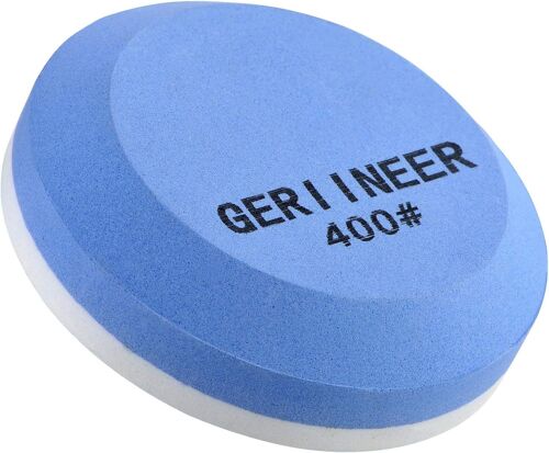 2 En 1 Pierre À Aiguiser,Pierre À Aiguiser Double Face Pour Outils De Jardin Couteaux De Cuisine Ciseaux Axes (Grain 400 800)