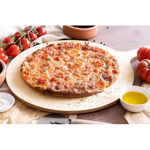 KALANKA-Planche à pizza - forme ronde, jolie et pratique - taille L