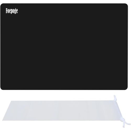 Tianyi-Grand 60x40 Cm Tapis En Silicone Pour Resine Epoxy, Résistant À La Chaleur Antidérapant, Antiadhésif Tapis De Table Silicone Pour Travaux Manuels, Moulage De Bijoux, Noir