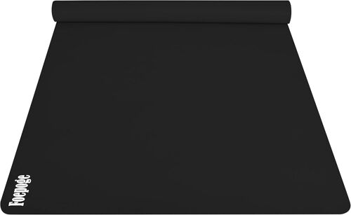 Grand 80x60 Cm Tapis En Silicone Pour Resine Epoxy, Résistant À La Chaleur Antidérapant, Antiadhésif Tapis De Table Silicone Pour Travaux Manuels, Moulage De Bijoux, Noir