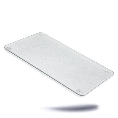 Planche À Découper En Verre | Planche À Découper En Verre Transparente 30 X 20 X 0,4 Cm | Planche En Verre | Couvre-Plaques Et Plateau De Service Planche Résistante À La Chaleur